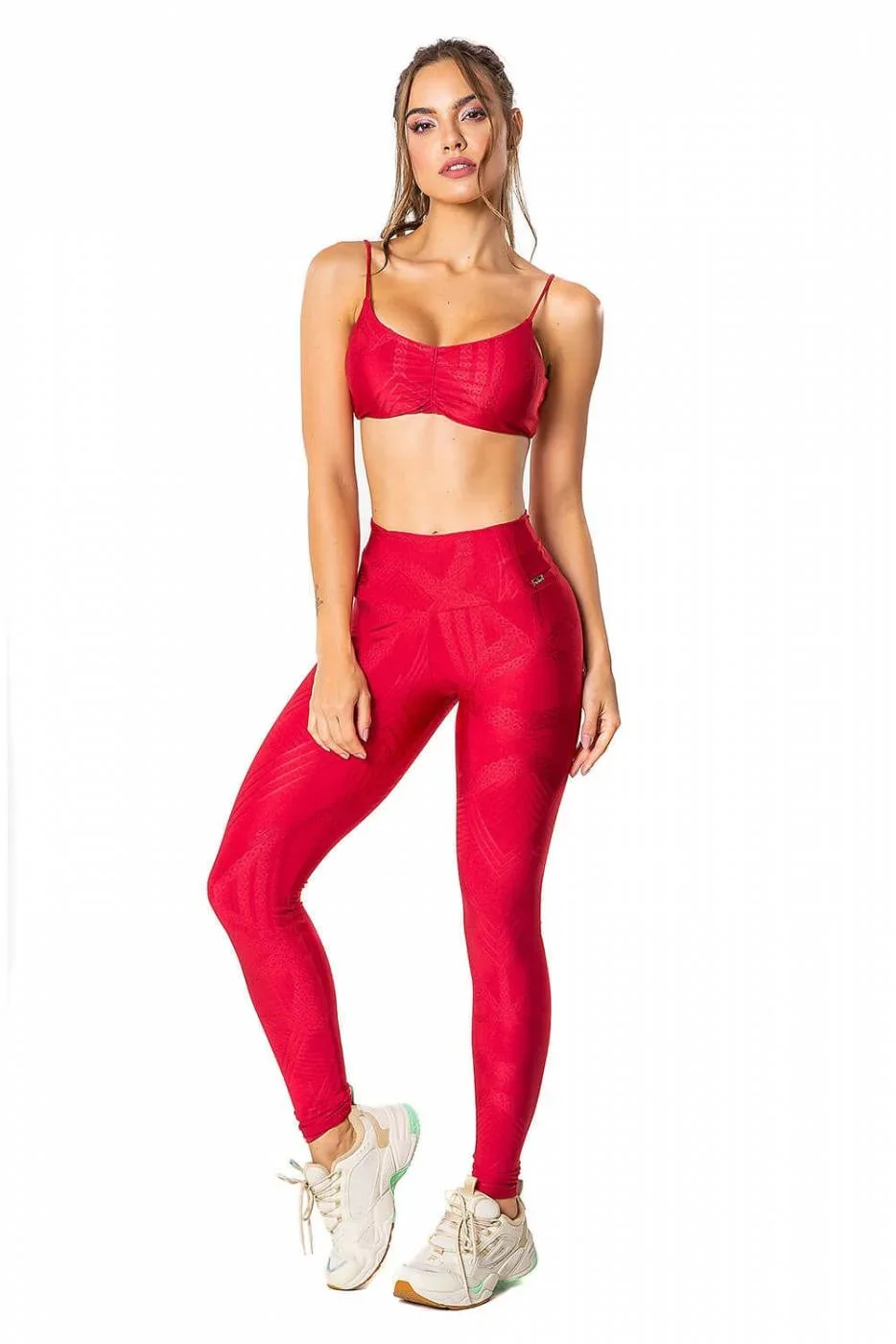 Conjunto Fitness Top e Calça Legging Fashion - Caju Brasil