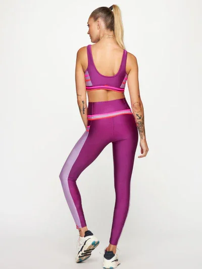 Conjunto Top Alça Reta e Calça Legging Skip - Body For Sure