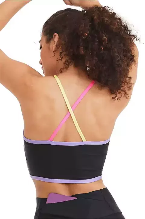 Conjunto Top Cropped e Calça Legging Atletika Colors - Caju Brasil