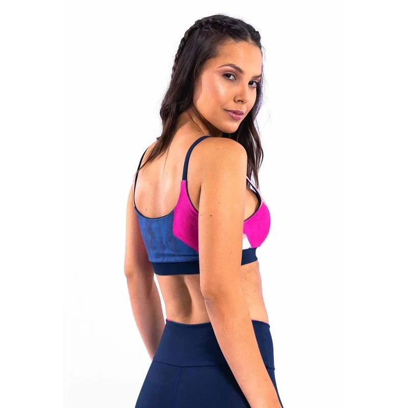 Conjunto Top Dupla Face e Calça Legging Marinho Acqua - Pozze