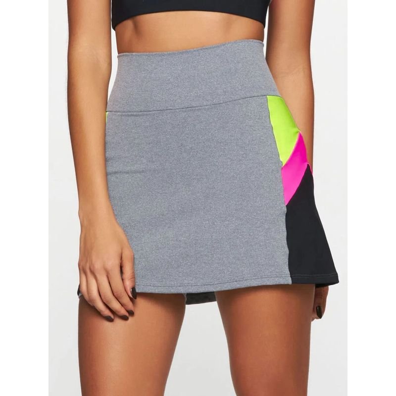 Conjunto Top Nadador e Saia Shorts Breath - Body For Sure