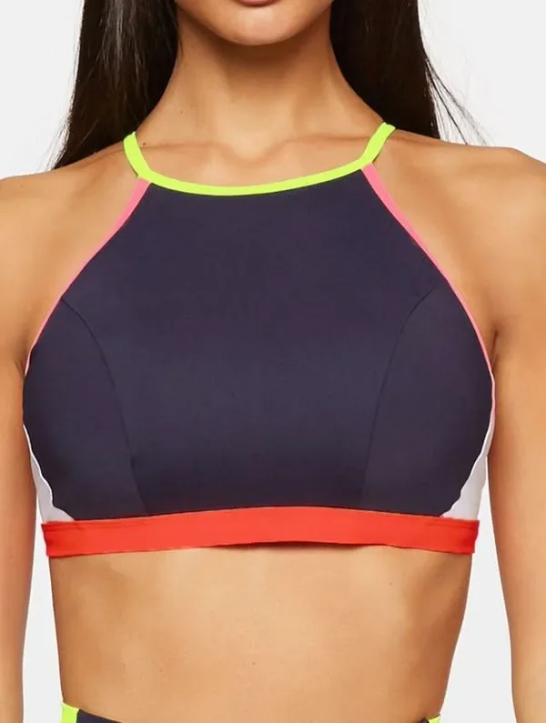 Conjunto Top Nadador Frente Única e Bermuda Beach Tennis Sport - Body For Sure