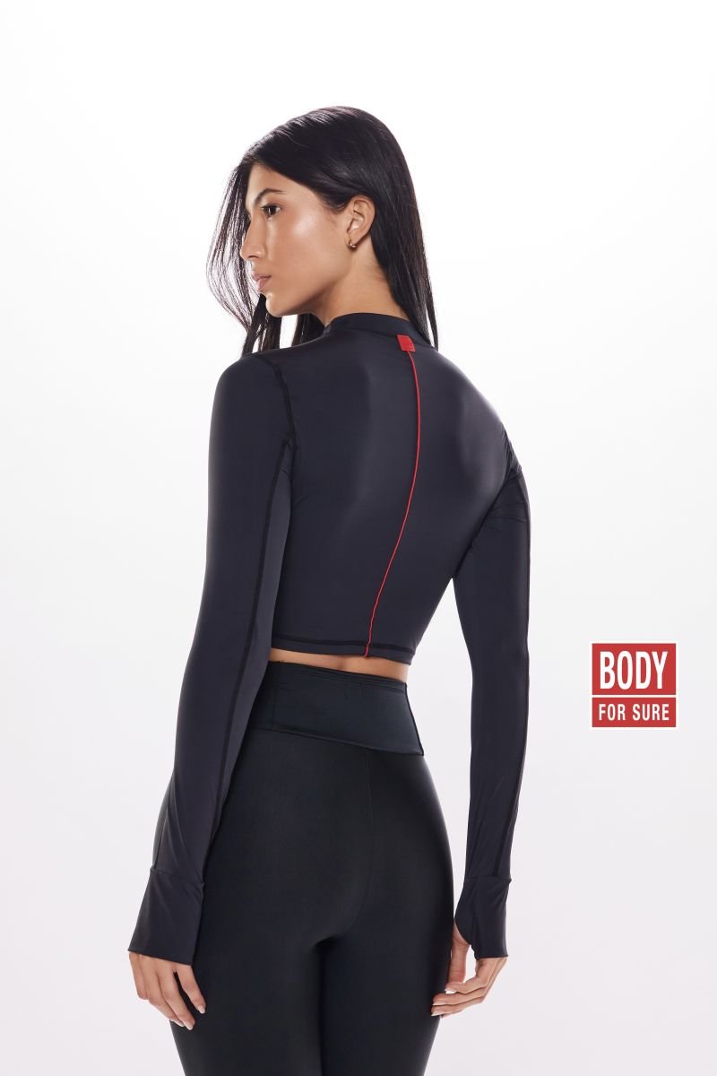 Cropped Manga Longa U.V - Body For Sure