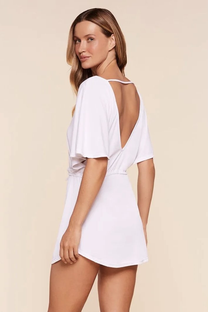 Kaftan Básico Lisos Saídas - Água Doce