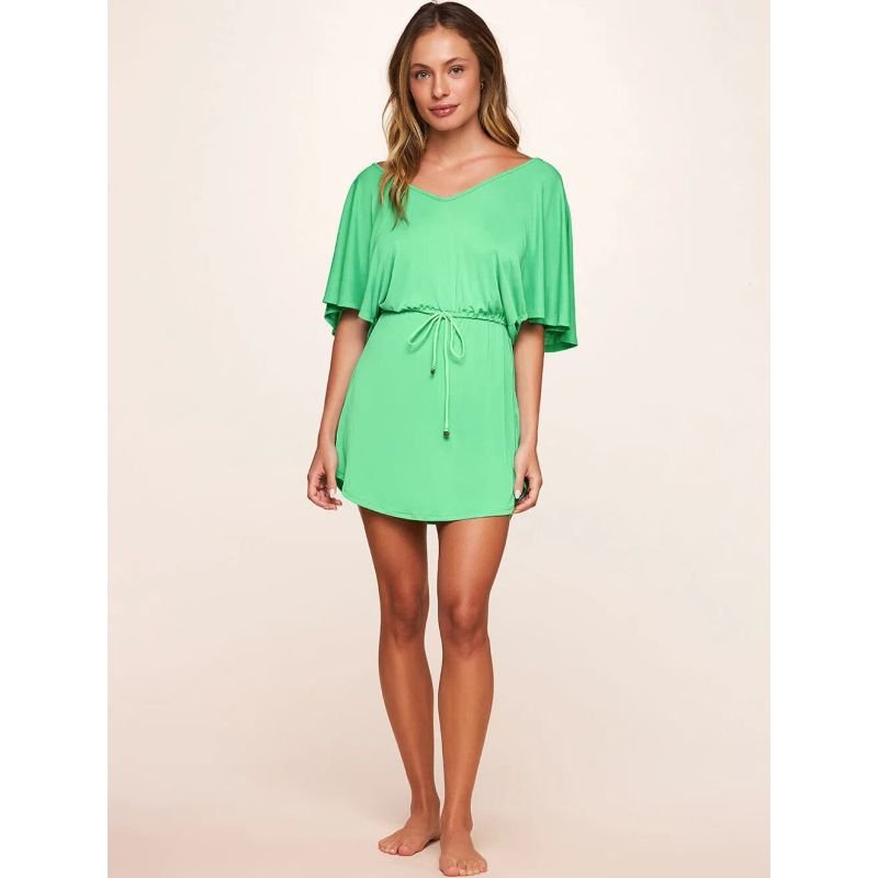 Kaftan Básico Lisos Saídas - Água Doce - Preto