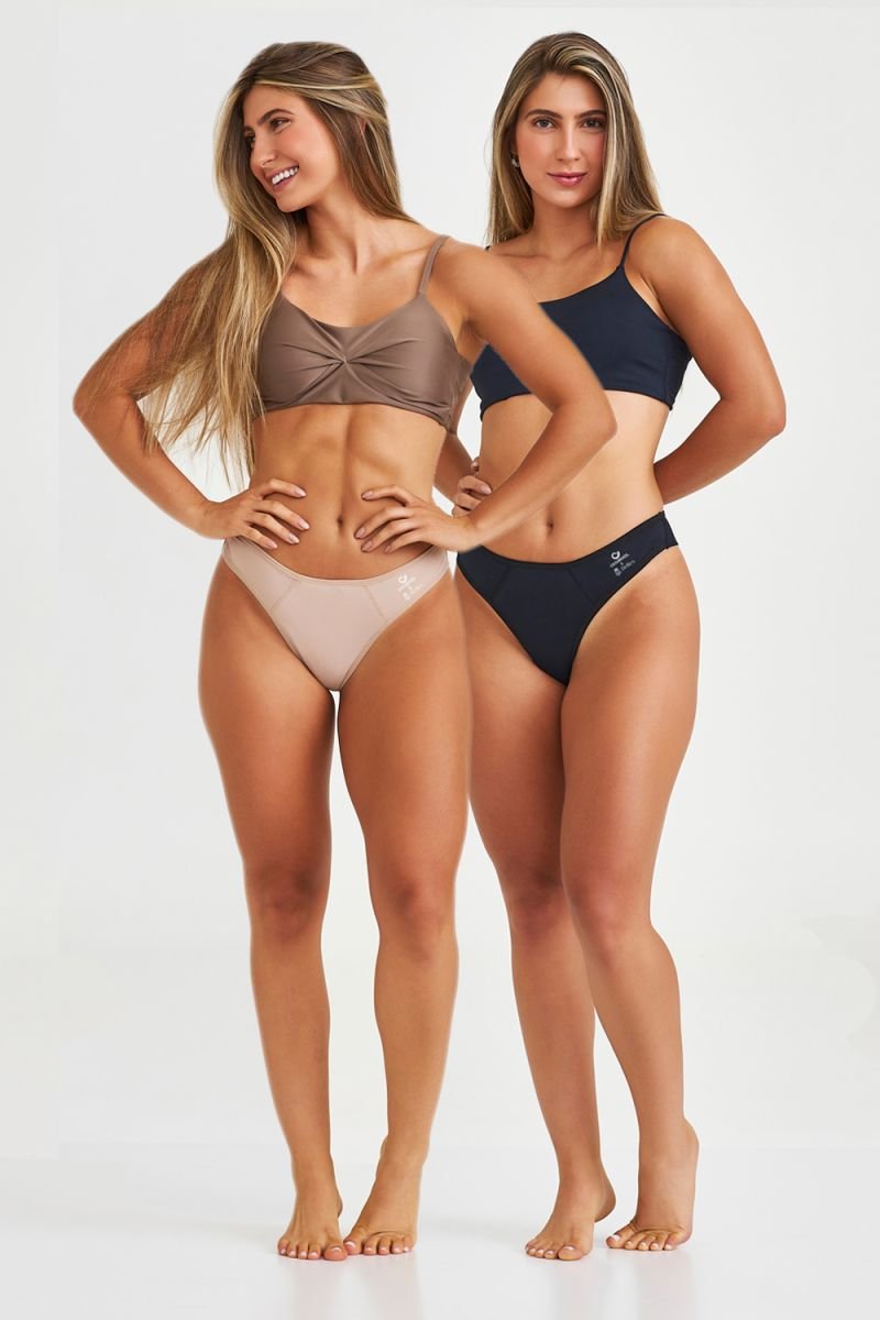 Kit com 2 Calcinhas Zero Marcas Multicores - Caju Brasil