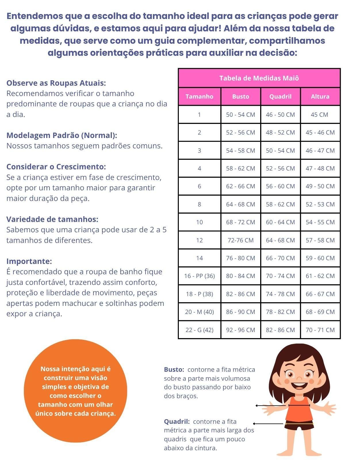 Maiô de Ziper Manga Longa Infantil Joaninha - Solenza
