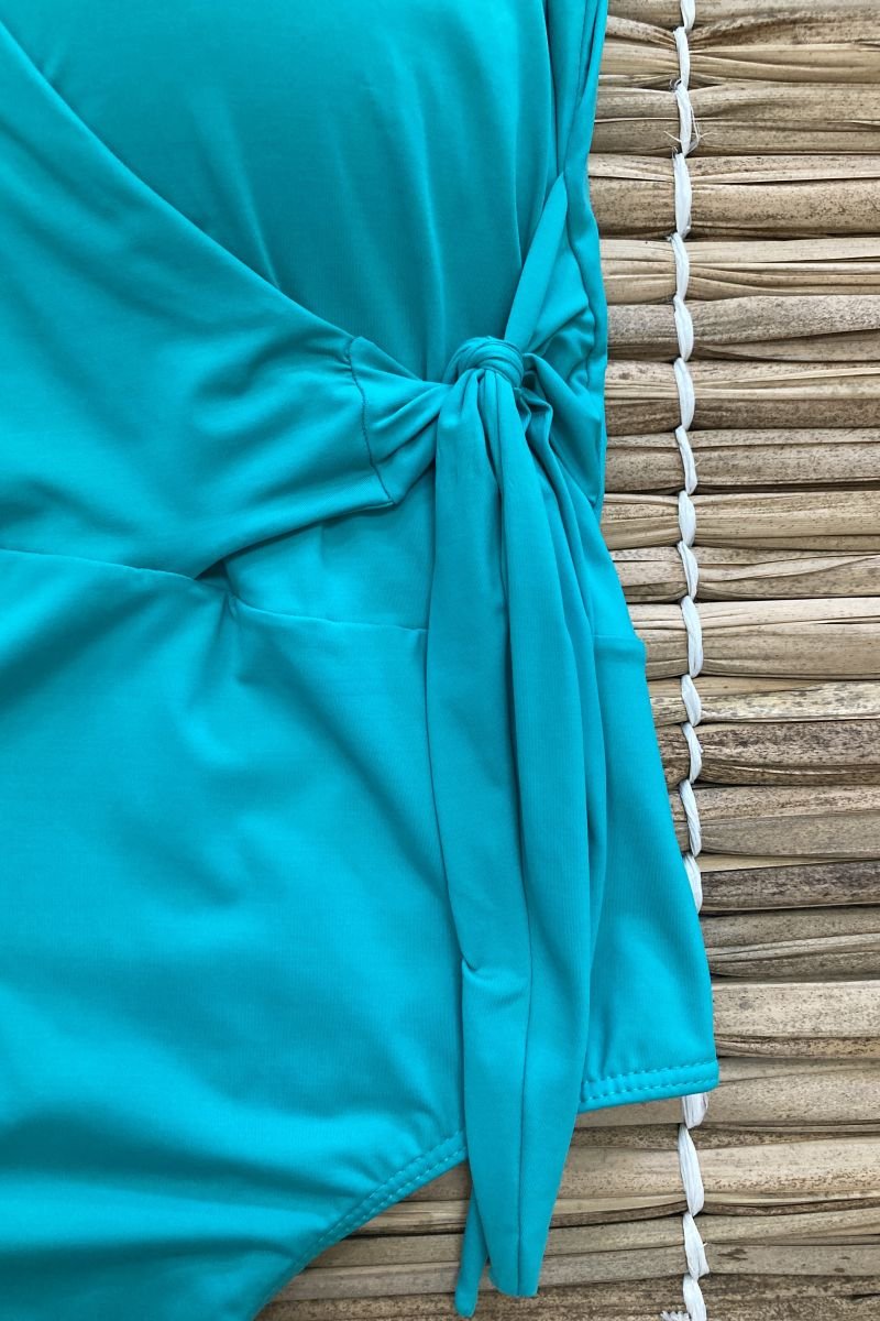 Maiô Frente Transpassada com Bojo - Simone Gauer