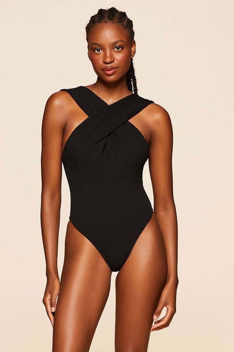 Maiô Transpassado Lisos Hermosa - Cia Marítima - Preto