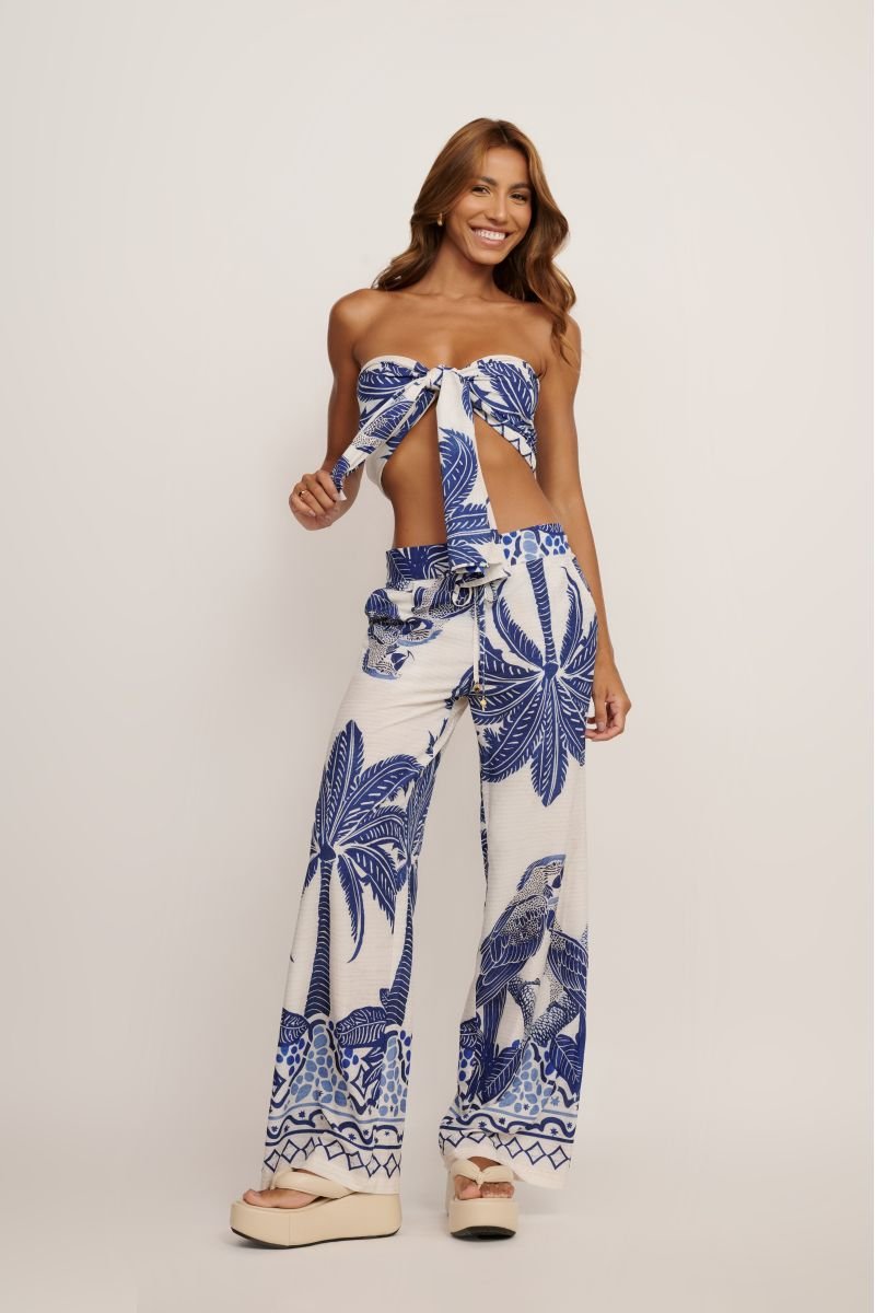 Panô Versátil em Milos Estampa Riviera Canga Pareô - Belles