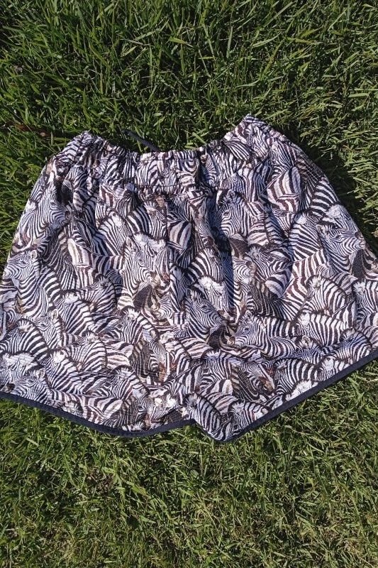 Shortinho estampado Zebra - Aquária