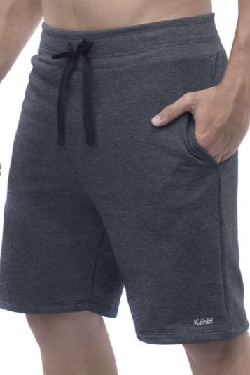 Shorts Sweatshirt - Kéhlu - Cinza_Chumbo