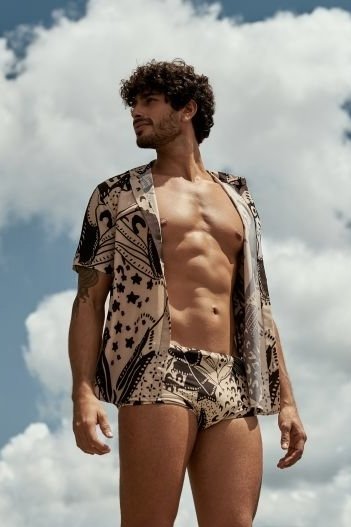 Sunga Slip Estampa Fauna Linha Man Tucano - Belles