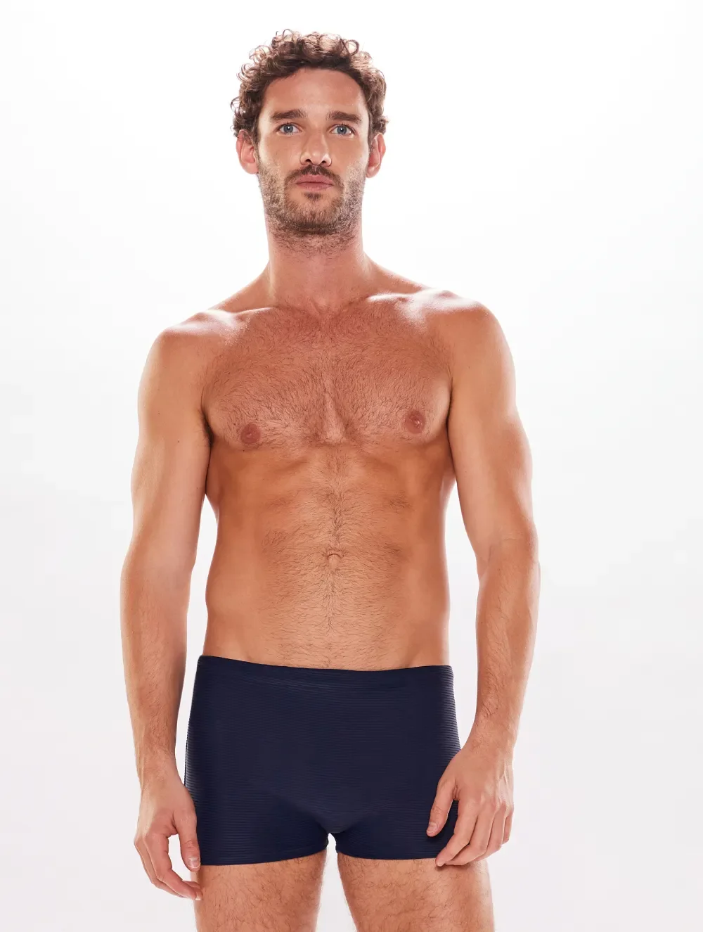 Sunga Texturizada Water Power Masculino - Body For Sure - Azul_Escuro_Marinho