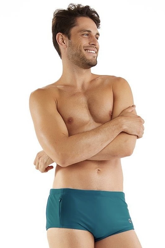 Sunga Tradicional com Bolso Embutido Lisa - Mar Rio - Azul_Jeans