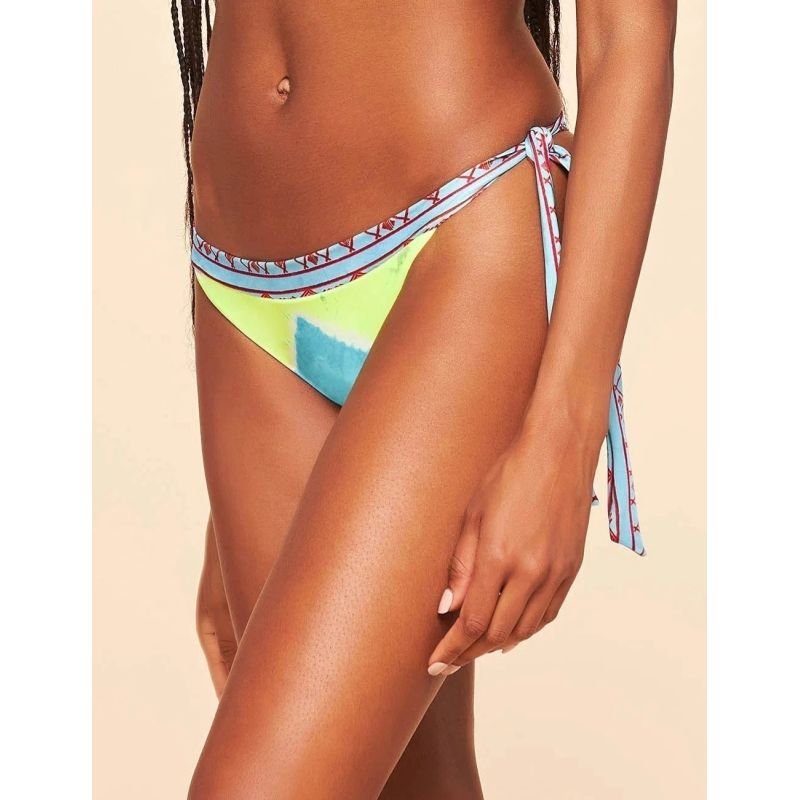 Tanga Amarradinha Largo Estampa Pôr Do Sol - Cia Marítima