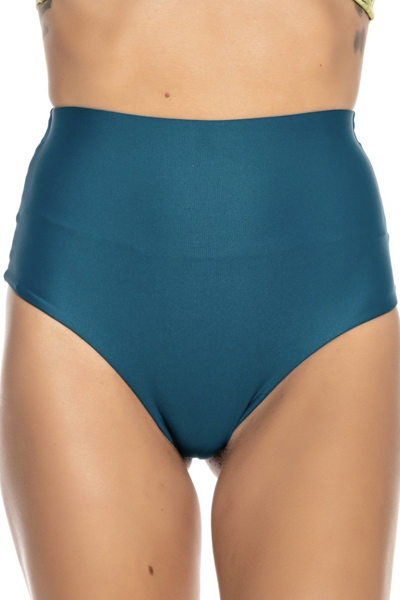 Tanga Avulsa Hot Pant Fio Dental - Simone Gauer - Verde_Petróleo