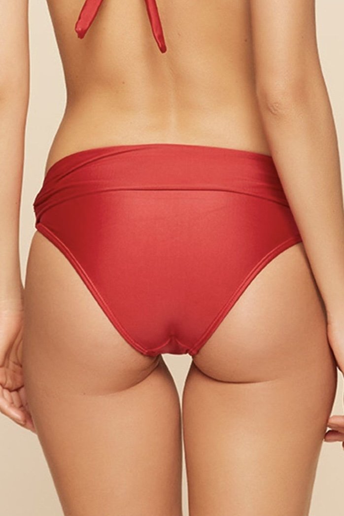 Tanga Faixa Lisos Com Cós Duplo Hot Paint - Acqua by Classic
