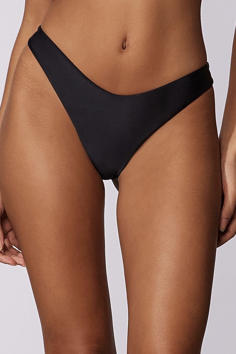 Tanga Fio Duplo Lisa Lune - Cia Marítima - Preto