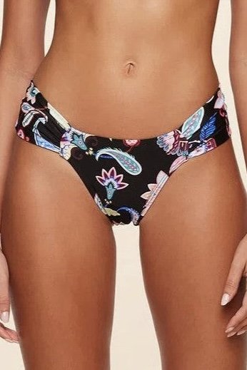 Tanga Gypsy Avulsa - Água Doce - Preto_Estampado
