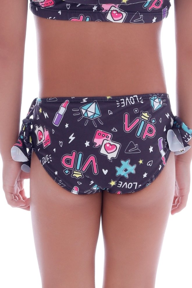 Tanga Infantil Detalhe Lateral - Cecí