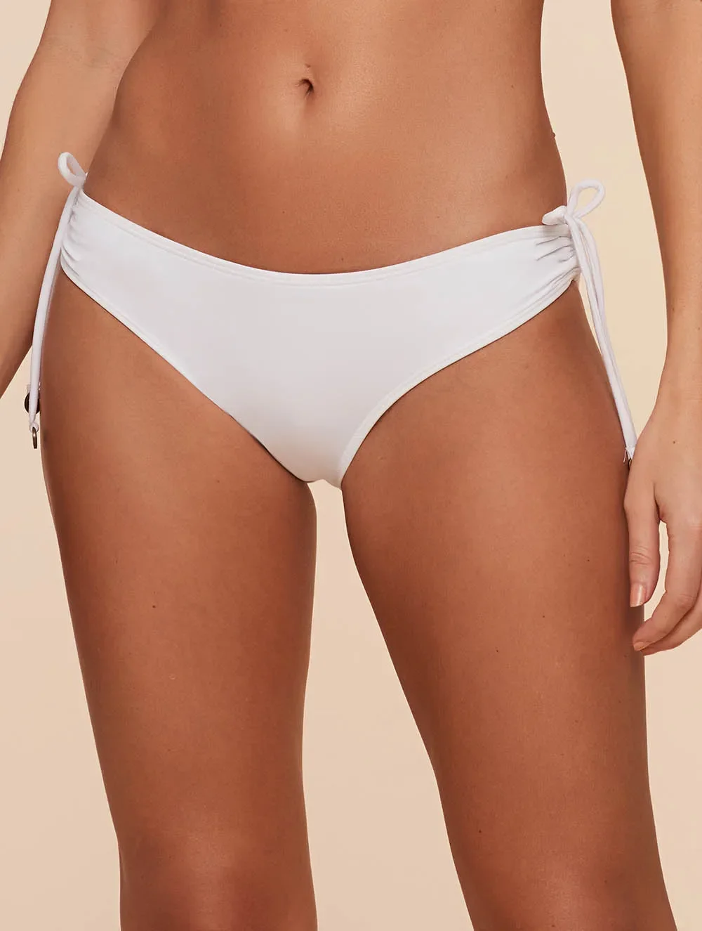 Tanga Lateral Larga Coleção Lisos Básicos - Água Doce - Branco