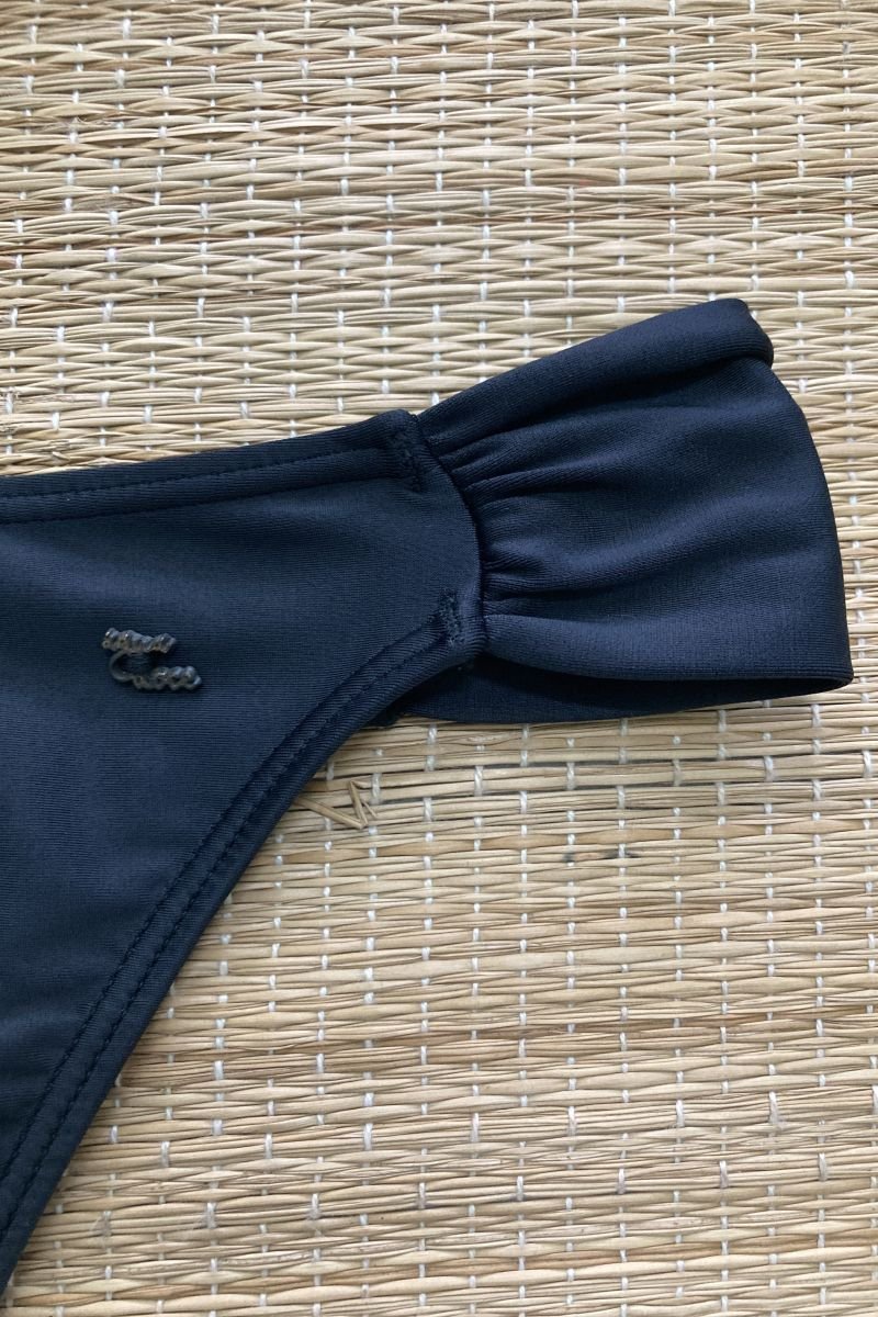 Tanga Lateral Larga Franzida Coleção Lisos Básicos - Água Doce
