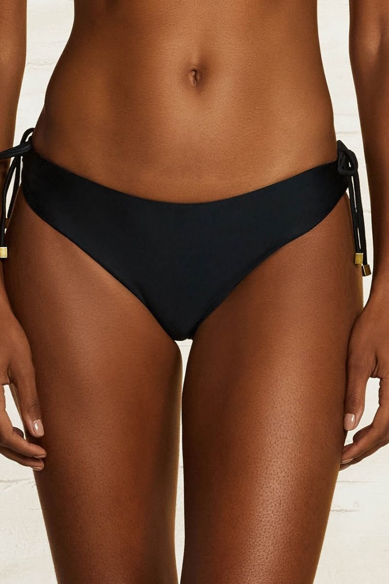 Tanga Lateral Média Lisos Navajo Black Bali - Cia Marítima