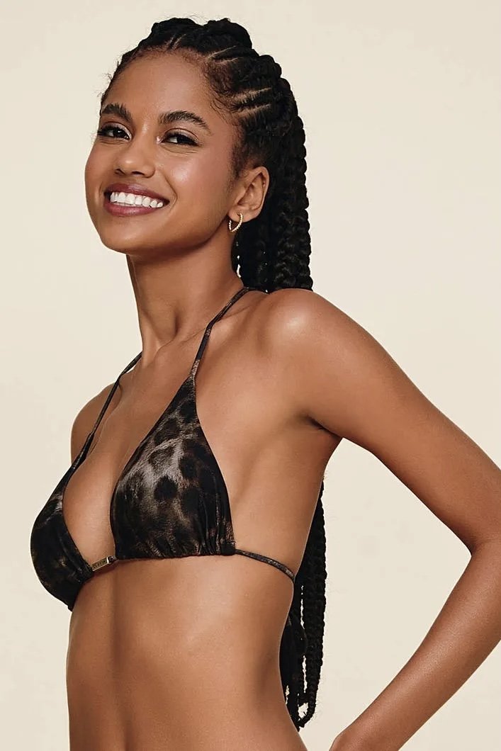 Top Cortininha Estampado Raja Life Print - Cia Marítima