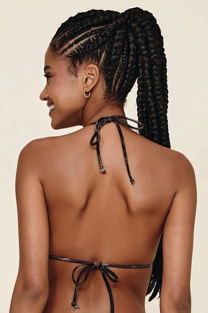 Top Cortininha Estampado Raja Life Print - Cia Marítima