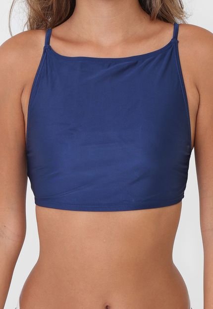 Top Cropped Regata Liso - Cia Marítima