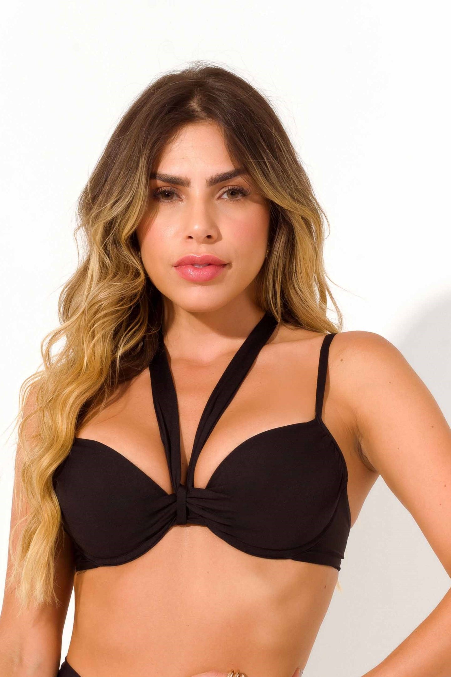 Top Meia Taça com Amarração Praia Pop - Belles