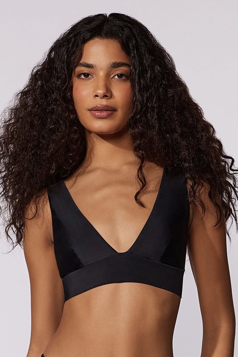 Top Triângulo Lune - Cia Marítima - Preto