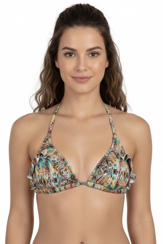 Top Variado Estampado - Belles - Amarelo_Estampado