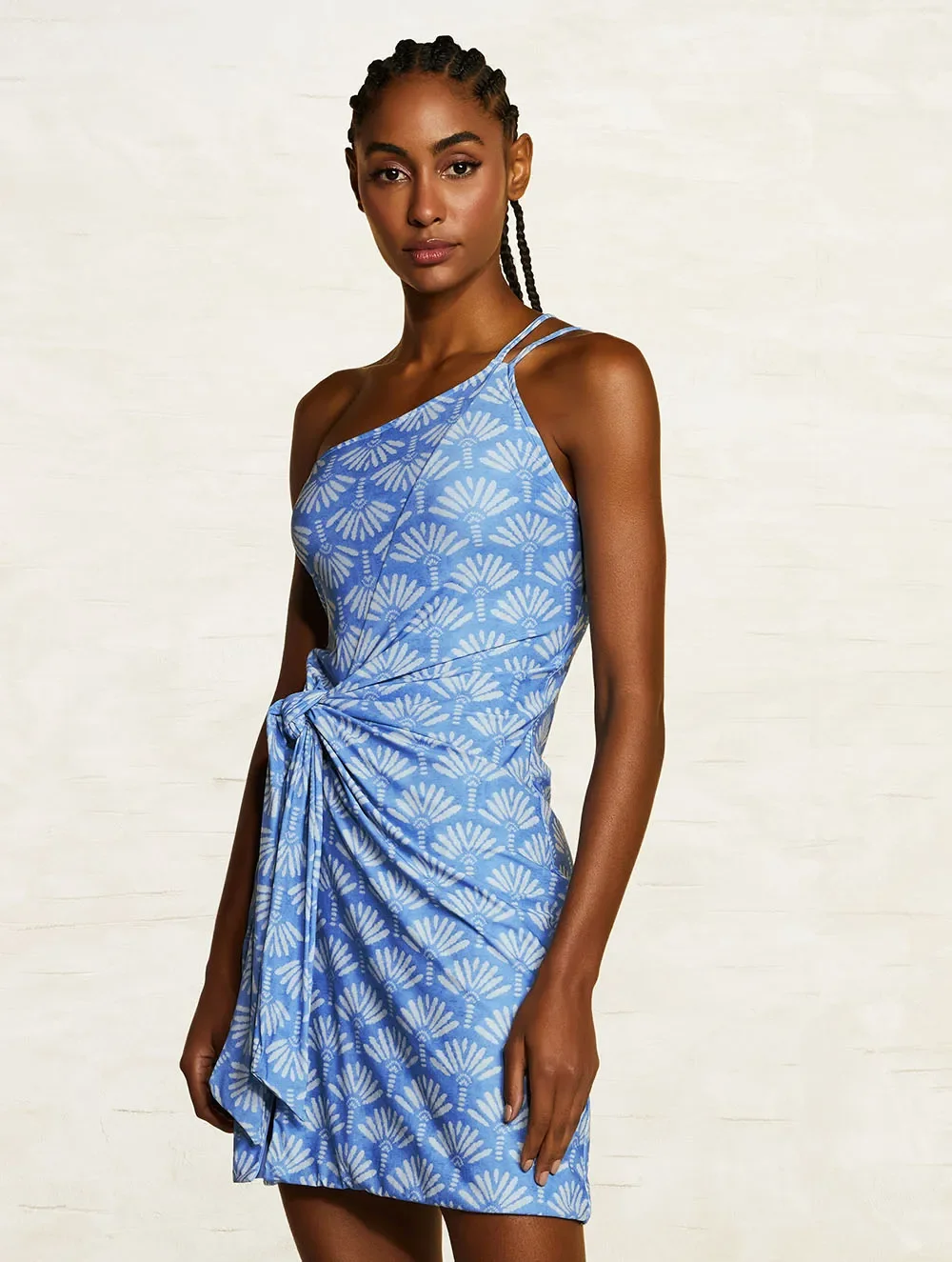 Vestido Curto Estampado Palm - Cia Marítima