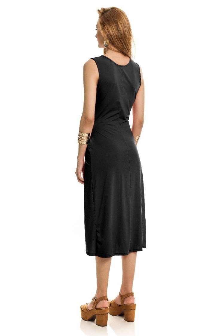 Vestido drapeado biodegradável - Aquária