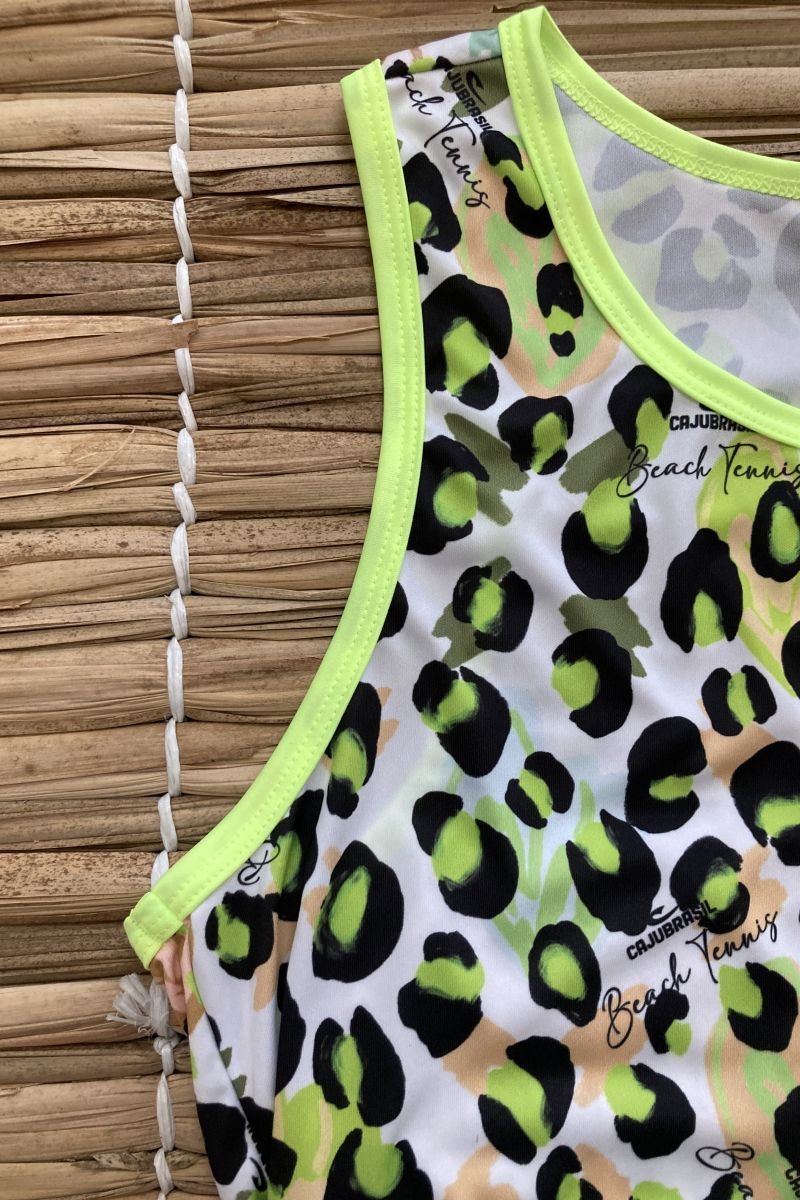 Vestido Fitness Print Lince - Caju Brasil