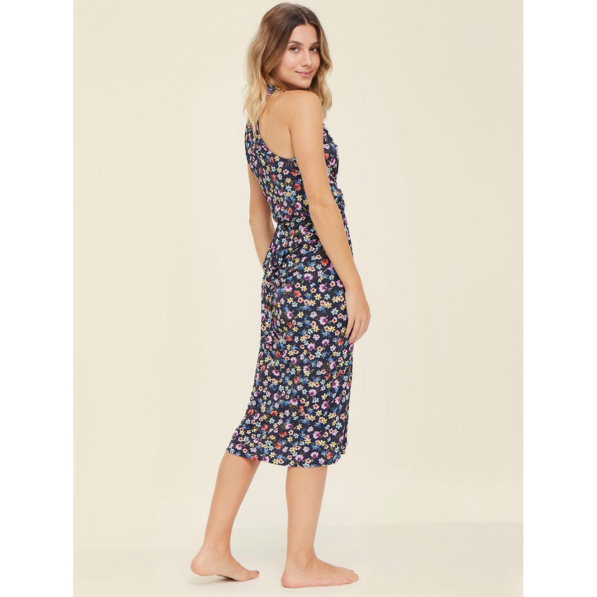 Vestido Midi Estampado Otún - Cia Marítima