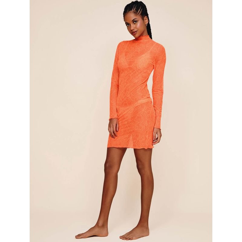 Vestido Tule Manga Longa Kayoa - Cia Marítima